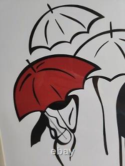 Tatyana Matkovtsev Signed Print. Umbrellas 2016 Limited Edition 2/25. 13×19