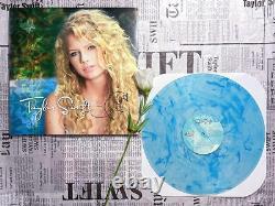 Taylor Swift Autographed 12 Blue Vinyl Record Official Limited Edition of 250