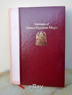 Techniques of Graeco-Egyptian Magic Deluxe Grimoire Signed Stephen Skinner RARE