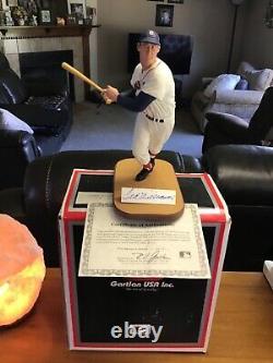 Ted Williams Boston Red Sox Autographed Gartlan Limited Edition Figurine