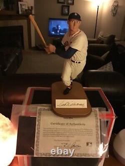Ted Williams Boston Red Sox Autographed Gartlan Limited Edition Figurine