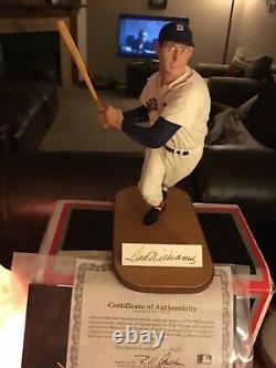 Ted Williams Boston Red Sox Autographed Gartlan Limited Edition Figurine