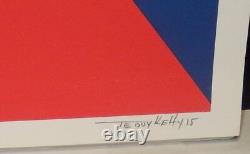 Teddy Kelly Limited Edition Hand Signed In Pencil Color Serigraph