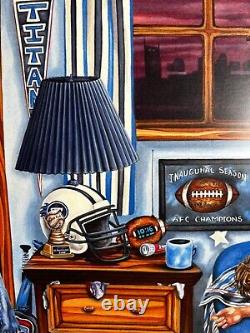 Tennesse Titians Limited Edition Signed And Numbered Print Championship Dreams