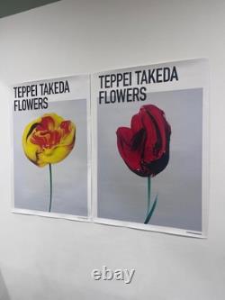 Teppei Takeda FLOWER limited edition autographed B1 poster set LTD 100