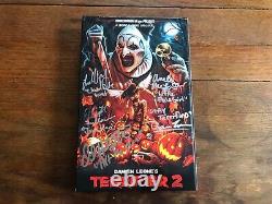 Terrifier 2 VHS Limited Edition Signed by Cast