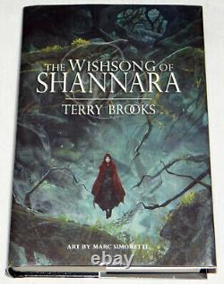 Terry Brooks SIGNED Wishsong of Shannara Grim Oak Limited Edition Hardcover PC