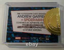 The Amazing Spider-man 2012 Andrew Garfield Autograph Costume Card 111 Made