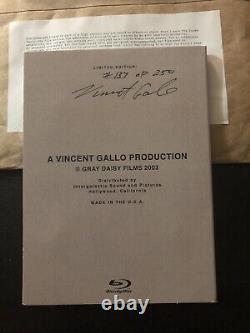 The Brown Bunny Blu Ray Vincent Gallo Signed LIMITED EDITION 250 OOP