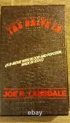 The Drive In 1 & 2 by Joe R. Lansdale Signed Overlook Connection #88 of 200 RARE