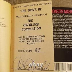 The Drive In 1 & 2 by Joe R. Lansdale Signed Overlook Connection #88 of 200 RARE