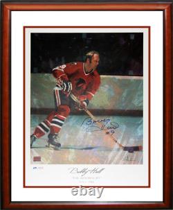 The Golden Jet Lithograph Autographed By Bobby Hull Limited Edition of 909