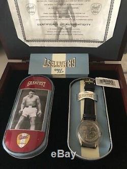 The Greatest MUHAMMAD ALI FOSSIL Limited Edition Collector's Watch Signed Mint