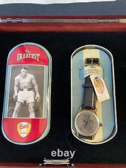 The Greatest Signed Muhammed Ali Limited Collectors Edition Fossil Watch 1993 NM