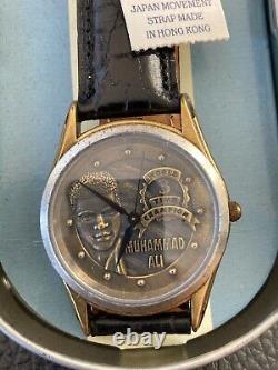The Greatest Signed Muhammed Ali Limited Collectors Edition Fossil Watch 1993 NM