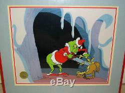 The Grinch Who Stole Christmas Limited Edition Cel Art Chuck Jones Signed withCOA