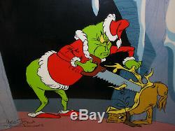 The Grinch Who Stole Christmas Limited Edition Cel Art Chuck Jones Signed withCOA