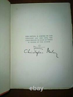 The Haverford Edition of the Works of Christopher Morley Signed Limited Edition