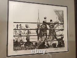 The Introductions Leroy Neiman Signed & Numbered Limited Edition Etching 1971