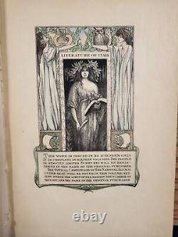 The Literature of Italy 1265 to 1907 signed limited edition 16 volume complete
