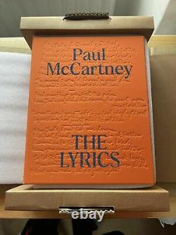 The Lyrics 1956 to the Present SIGNED by Paul McCartney Deluxe Limited Edition