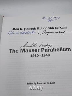 The Mauser Parabellum 1930-1946 SIGNED 1st Ed. #160/1090 Hallock & van de Kant