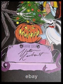 The Nightmare Before Christmas SIGNED by M. REINHART New Pop-Up Limited 1/100