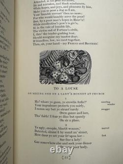 The Poems of Robert Burns. 1965. Limited Editions Club. Signed Joan Hassall Illu