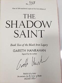 The Shadow Saint Gareth Hanrahan Signed limited Edition #287/500 Dec 2019