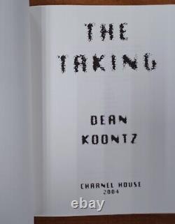 The Taking SIGNED Dean Koontz LIMITED Edition 1 of 300 NOT Personalized! Charnel