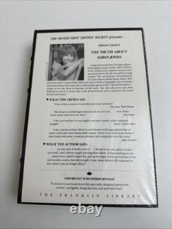 The Truth About Lorin Jones Alison Lurie Signed Franklin Library 1st Edition
