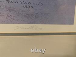 The image is a signed, limited-edition print (745/1000) by artist Paul Kuo, titl