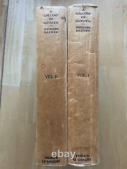 Theodore Dreiser-A GALLERY OF WOMEN (1929)-1ST EDITION-SIGNED LIMITED-2 VOL