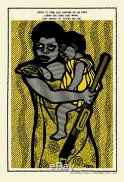 They Should Be Paying My Rent Signed by Emory Douglas (Limited Edition Print)