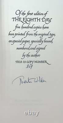 Thornton Wilder / The Eighth Day Signed Limited Edition 1967