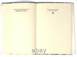 Three Illuminations by John Updike Signed Limited Edition