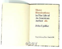 Three Illuminations by John Updike Signed Limited Edition