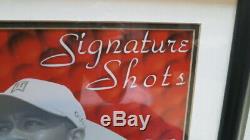 Tiger Woods Signed UDA Framed 16x20 Signature Shots Limited Edition #62/100 RARE