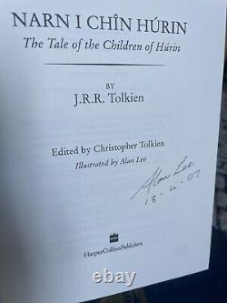 Tolkien Children of Hurin LIMITED SLIPCASED DELUXE EDITION SIGNED Alan Lee