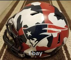 Tom Brady Limited Edition Camo Autographed Helmet