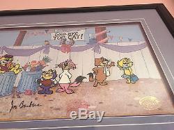 Top Cat Hanna Barbera GOODBYE TOP CAT Limited Edition Signed cel UACC