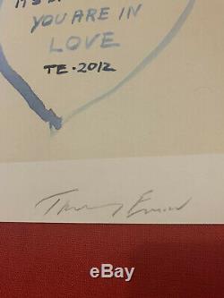 Tracey Emin Hand Signed Print Limited Edition Of 200 2012 New Rare