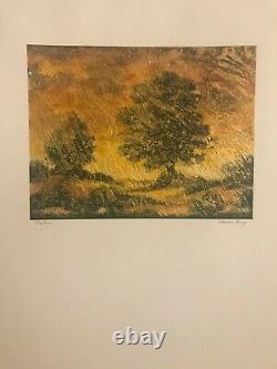 Tree zone Charles Berry Signed Mixed Media Limited Edition