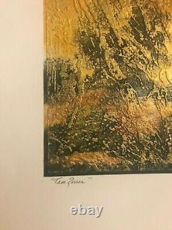 Tree zone Charles Berry Signed Mixed Media Limited Edition