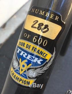 Trek Madone SL Limited Edition Lance Armstrong 23k Gold Signed 54cm NOS Dura Ace