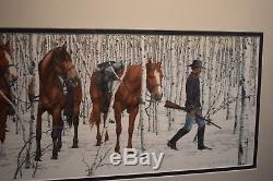 Two Indian Horses Bev Doolittle Signed, Limited Edition! Framed Lithograph