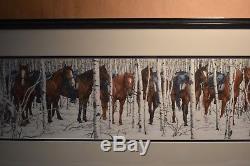 Two Indian Horses Bev Doolittle Signed, Limited Edition! Framed Lithograph