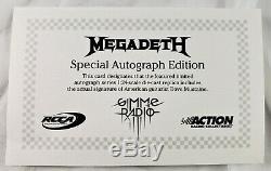 Tyler Reddick 2019 Megadeth / Gimmie Radio SIGNED Mustaine 1/24 Nascar Diecast