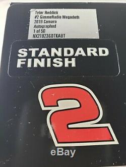 Tyler Reddick 2019 Megadeth / Gimmie Radio SIGNED Mustaine 1/24 Nascar Diecast