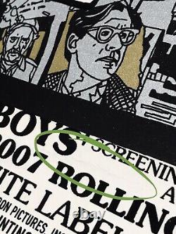 Tyler Stout Signed Lost Boys Mondo Print Movie Poster Art The Thing Kill Bill